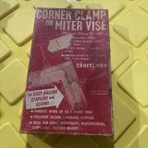Vintage Craftsman Corner Clamp or Miter Vise 9-6666 Sears Roebuck & Co.